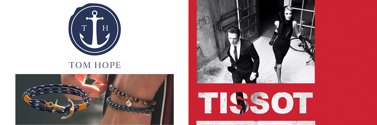 Novos relógios Tissot e pulseiras Tom Hope para ele e para ela – Acabaram de chegar!