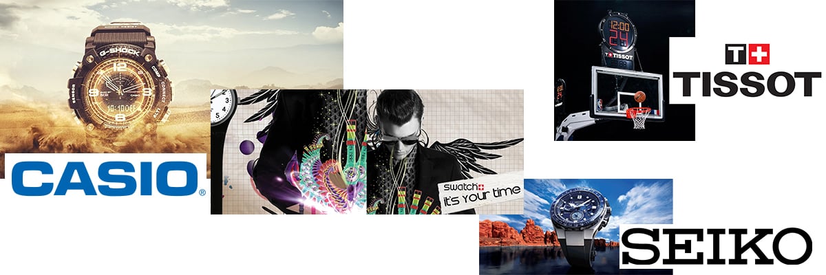 Produtos em stock, prontos para envio imediato: SWATCH/TISSOT/SEIKO + CASIO com 55% a 65% de desconto!